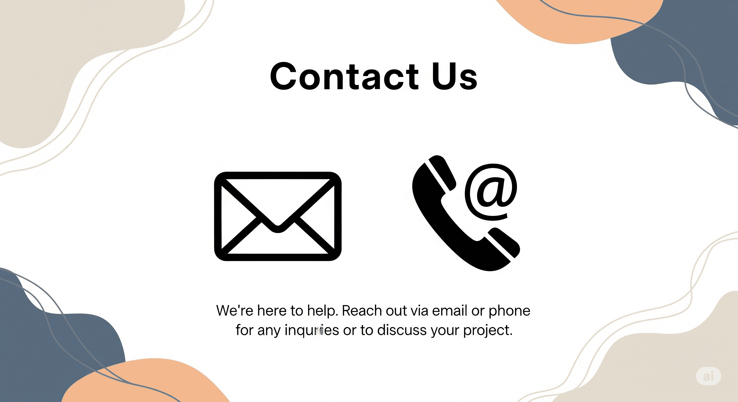 Abstract contact background